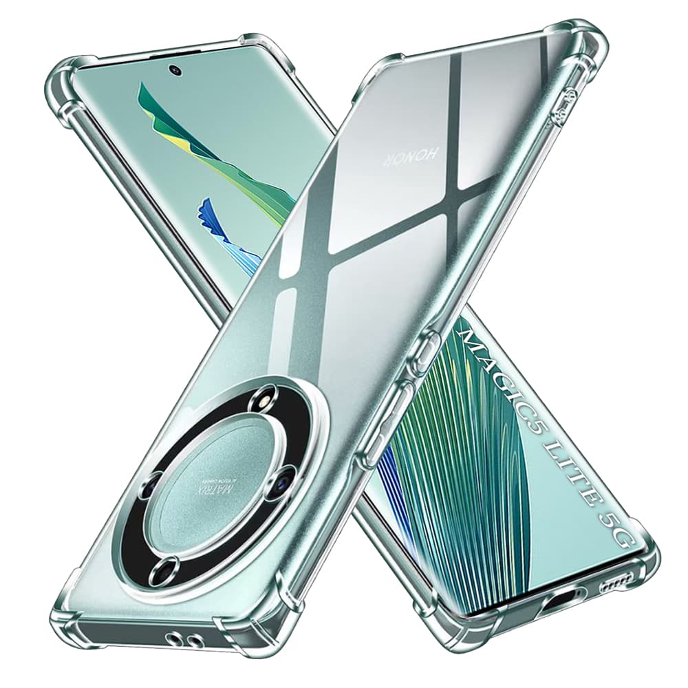Techsuit Nárazuvzdorný Průhledný Silikon Honor Magic5 Lite Clear - náhled 1