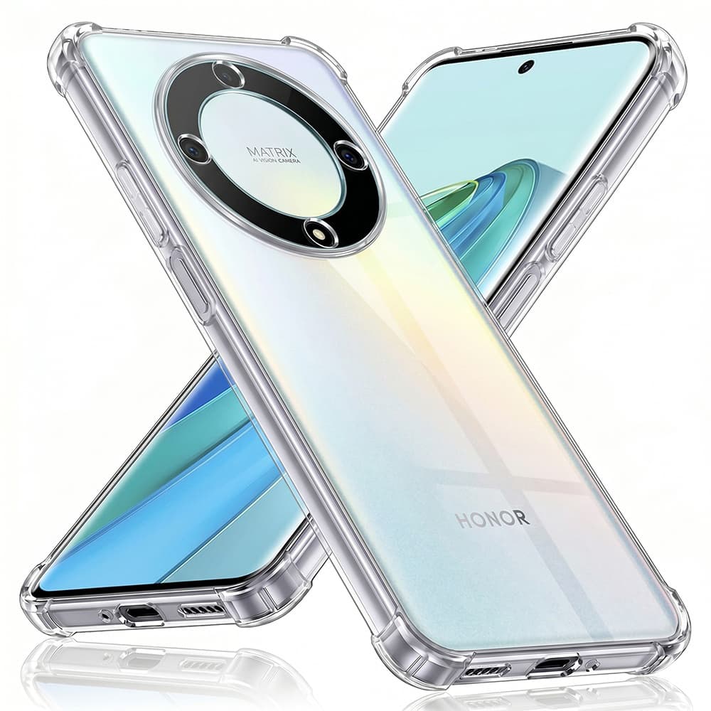 Techsuit Nárazuvzdorné Průhledné Silikonové Honor X9a Clear - náhled 1