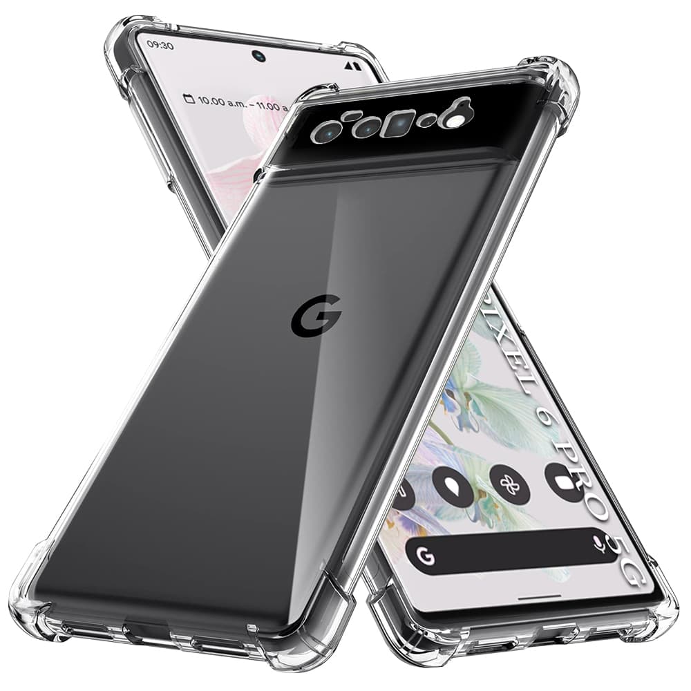 Techsuit Nárazuvzdorný Průhledný Silikon Google Pixel 6 Pro Clear - náhled 1