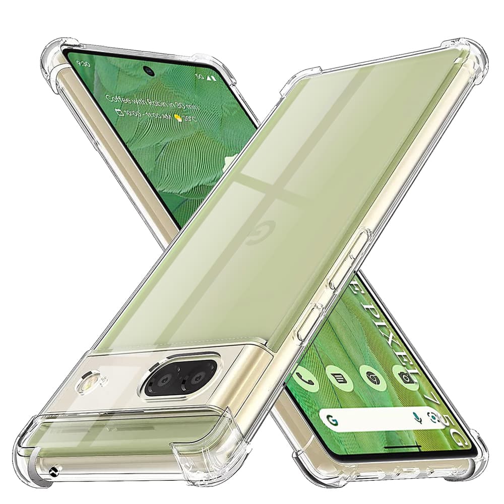 Techsuit Nárazuvzdorný Průhledný Silikonový Google Pixel 7 Clear - náhled 1