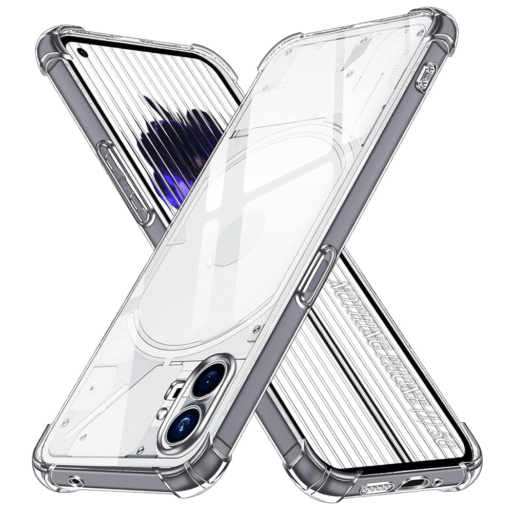 Techsuit Nárazuvzdorný průhledný silikon Nothing Phone (1) Clear - náhled 1