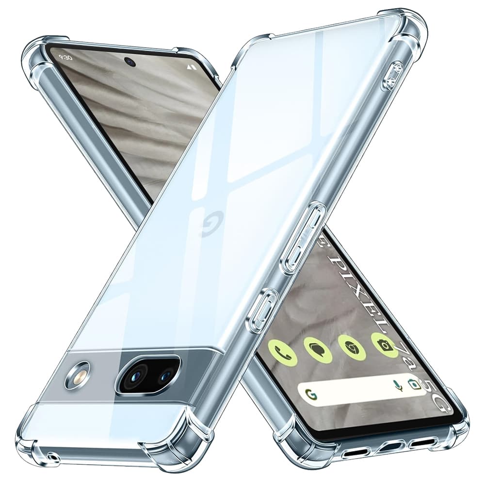 Techsuit Nárazuvzdorný Průhledný Silikon Google Pixel 7a Clear - náhled 1