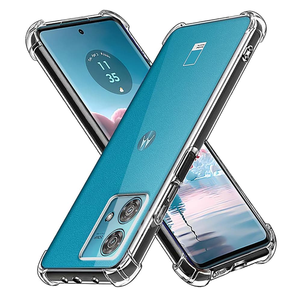 Techsuit Nárazuvzdorný Průhledný Silikon Motorola Edge 40 Neo Clear - náhled 1