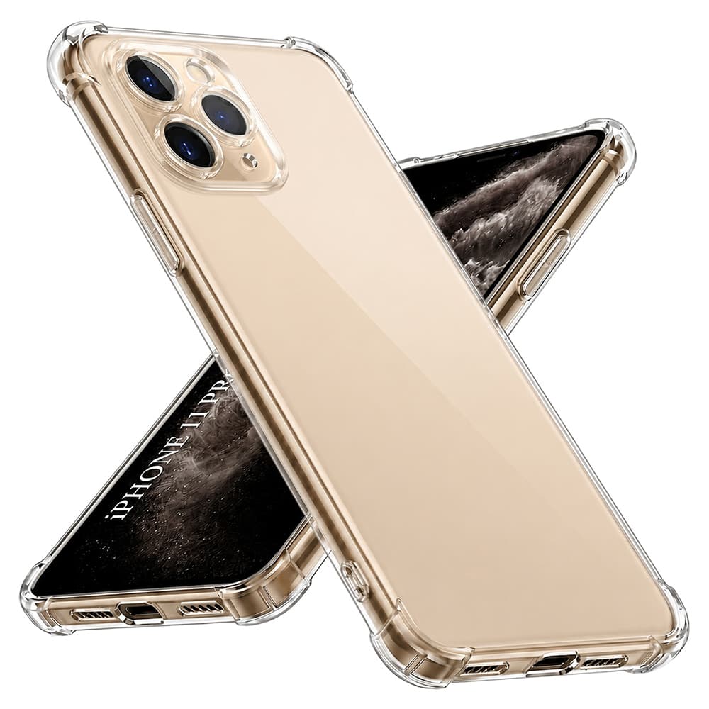 Techsuit Nárazuvzdorný Průhledný Silikon iPhone 11 Pro - náhled 1