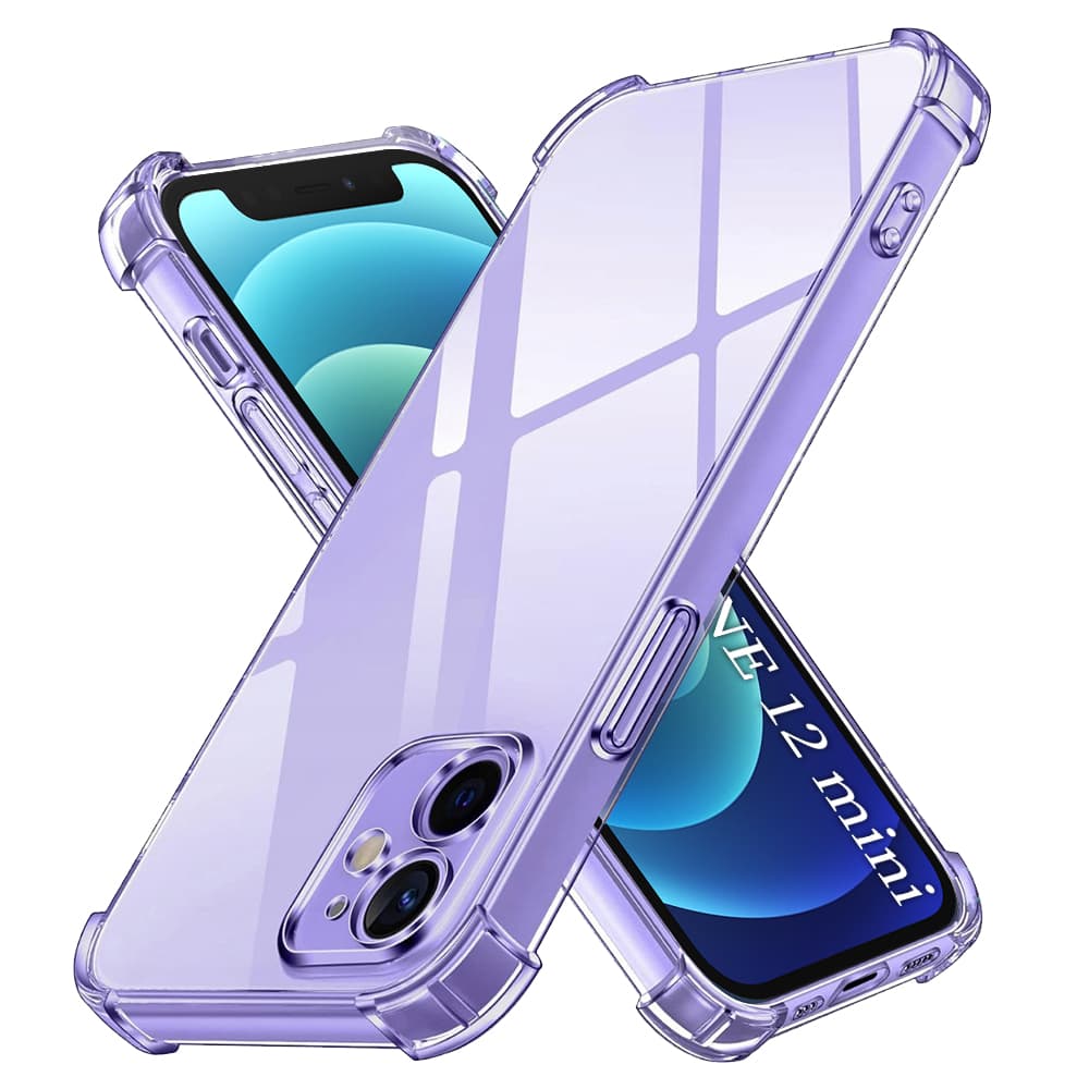 Techsuit Nárazuvzdorný Průhledný Silikonový Kryt iPhone 12 mini Clear - náhled 1