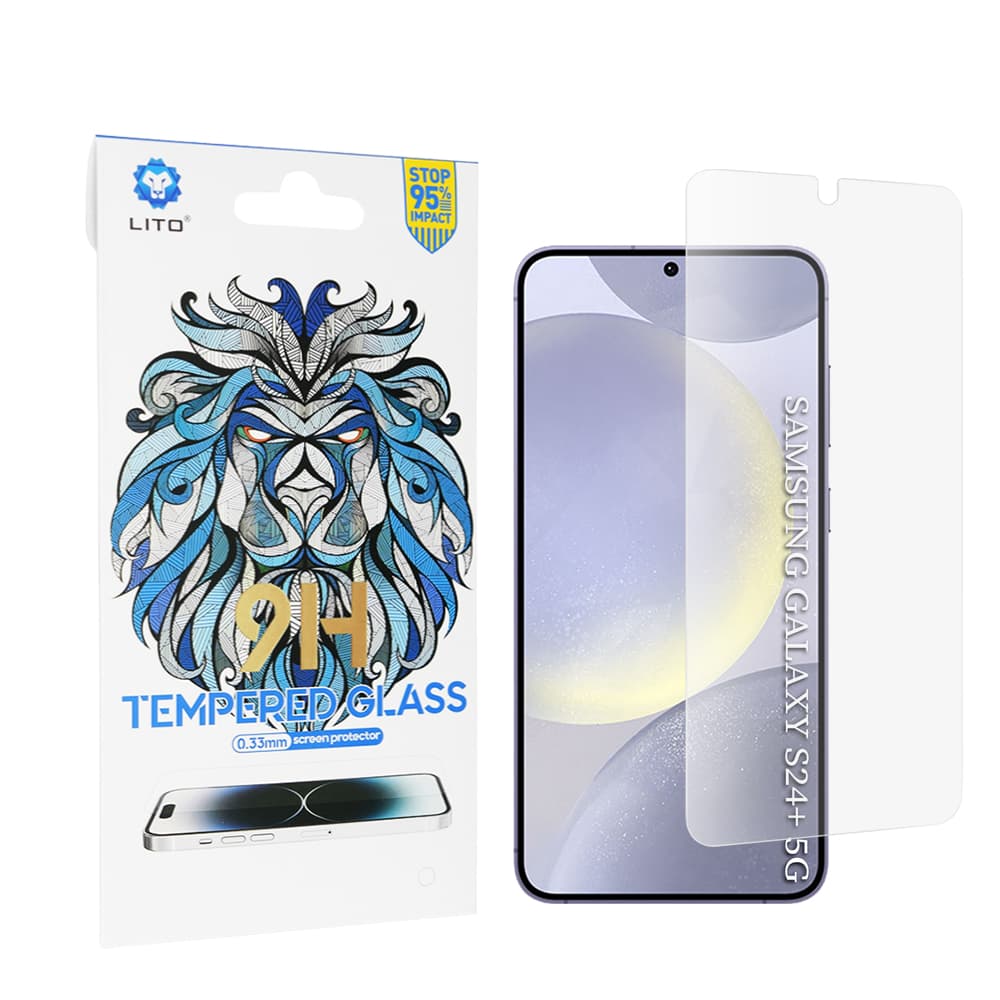 Lito 2.5D Klasické Sklo Ultratenké Samsung S24 Plus Průhledné - náhled 1