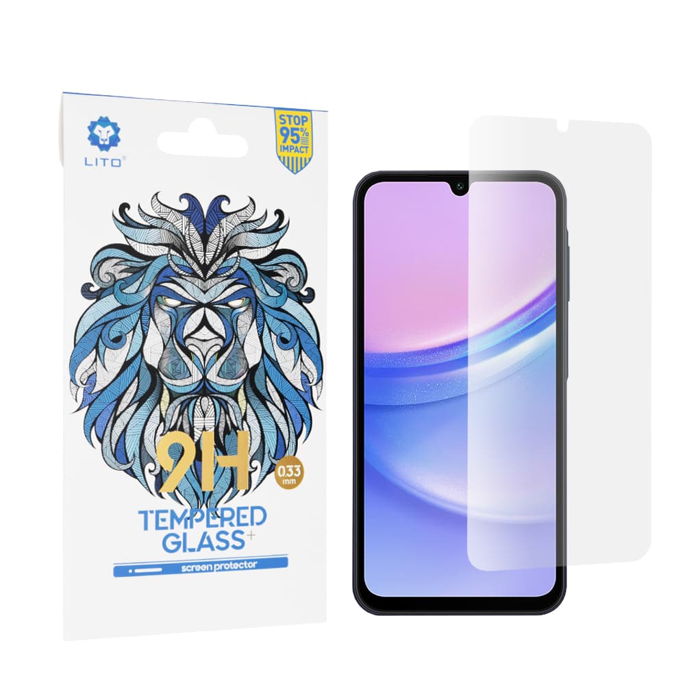 Lito 2.5D Klasické Sklo Samsung Galaxy A15 M15 Průhledné - náhled 1