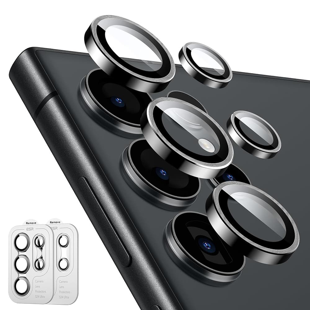 ESR Ochrana objektivu 2ks Samsung Galaxy S24 Ultra Black - náhled 1