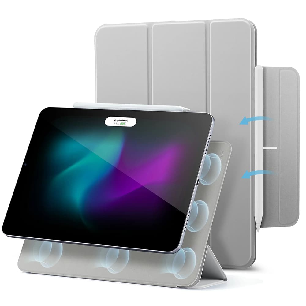ESR Rebound Magnetické pouzdro iPad Pro 11 2024 2025 Šedé - náhled 1