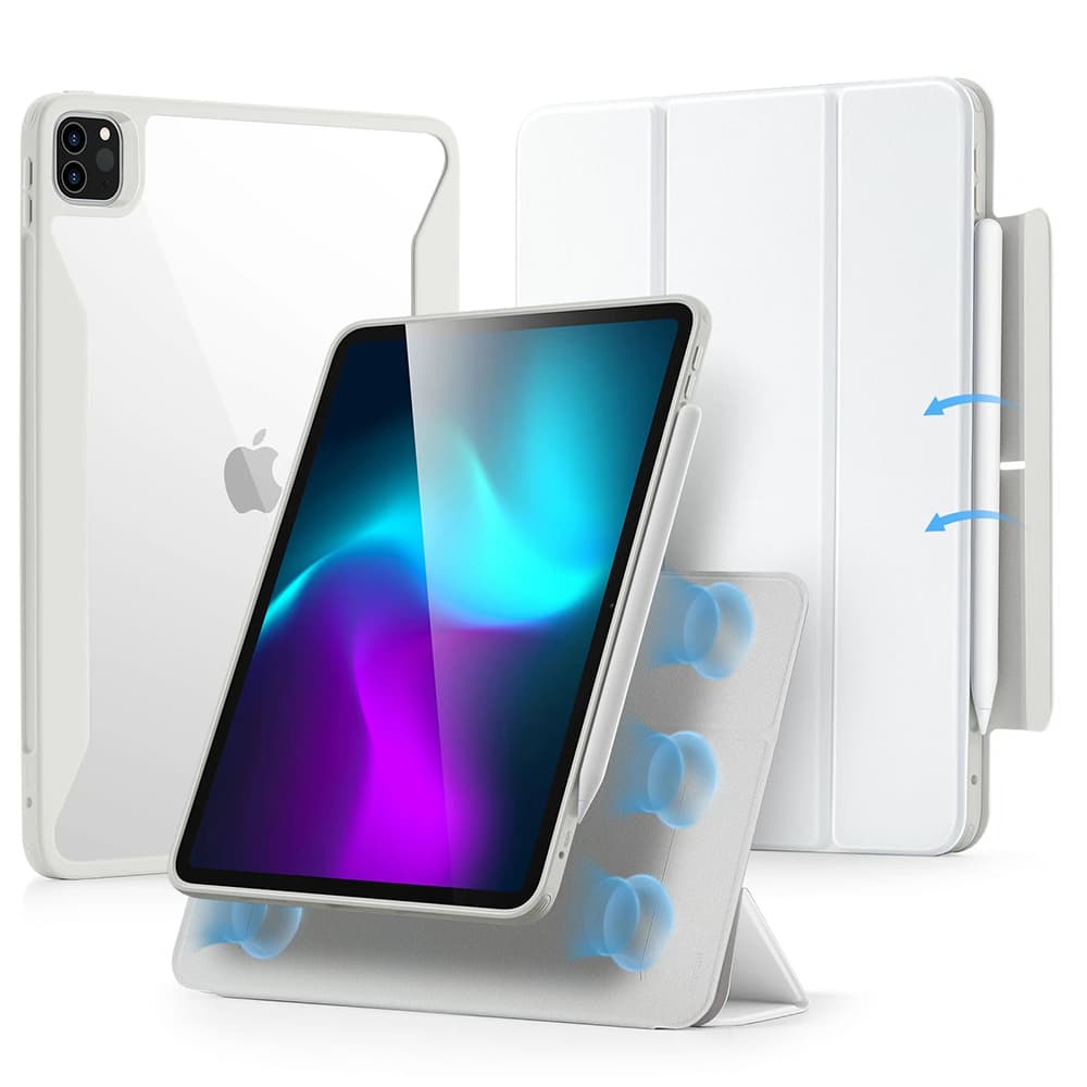 ESR Rebound Hybrid pouzdro iPad Pro 11 2024 2025 Bílé - náhled 1