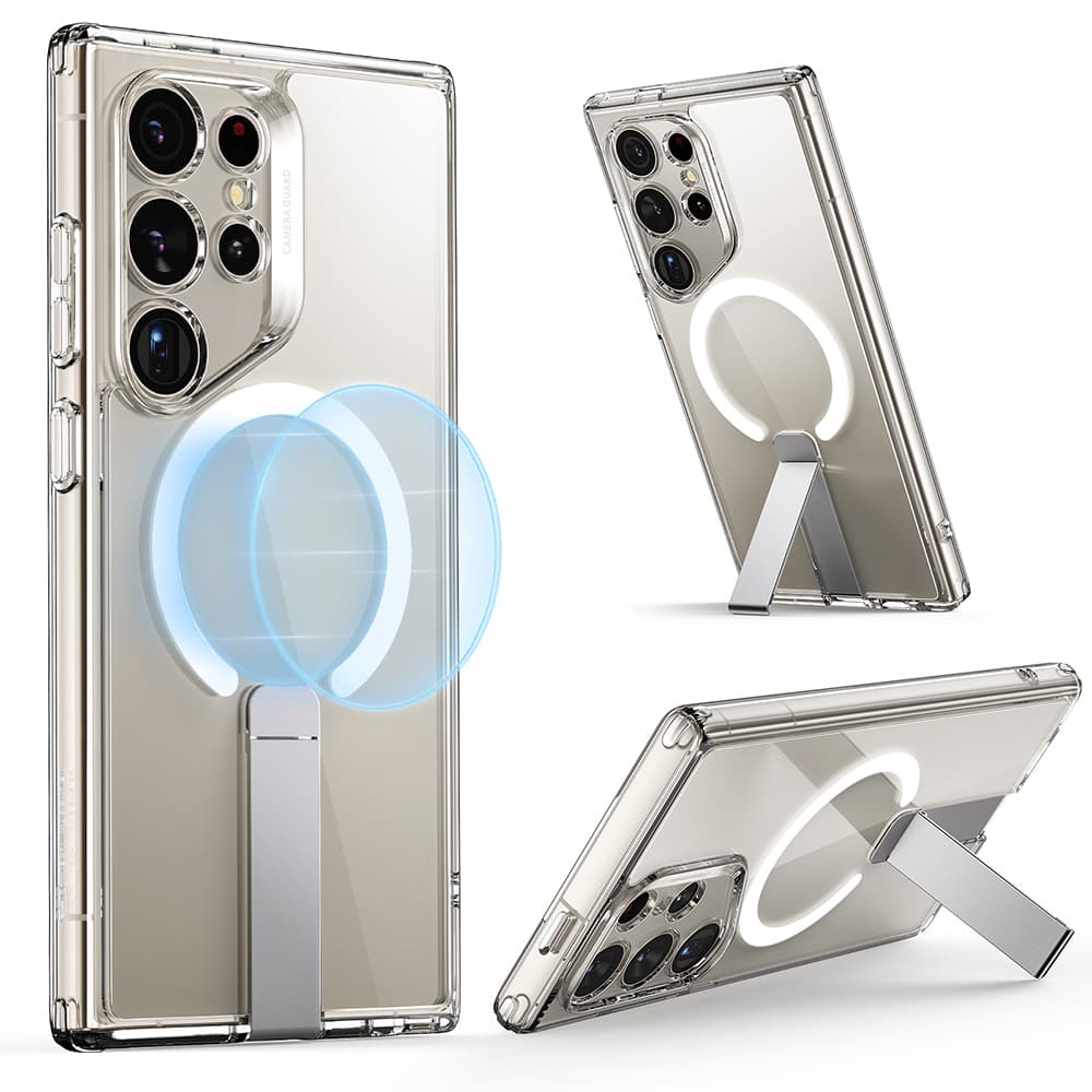 ESR Boost Flickstand HaloLock Samsung Galaxy S24 Ultra Čirý - náhled 1