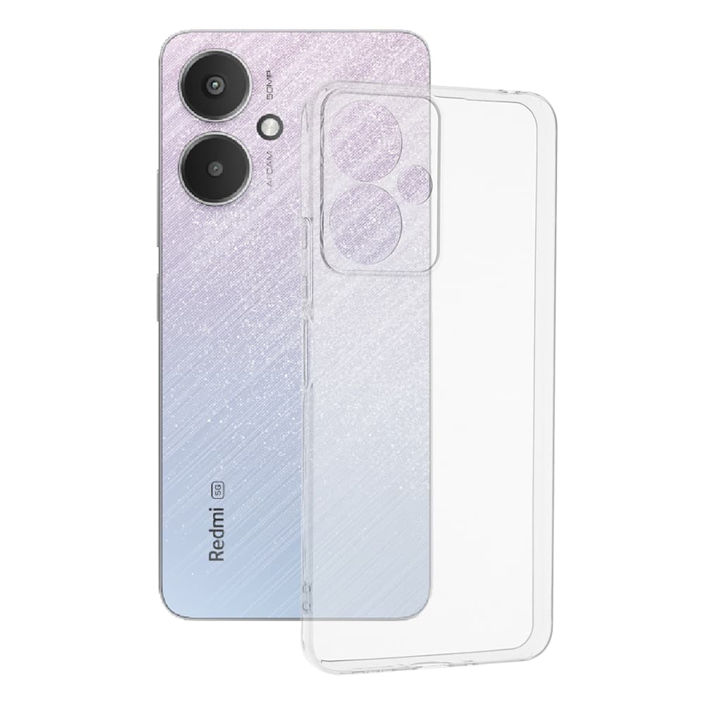 Techsuit Průhledný silikon Ochrana fotoaparátu Xiaomi Redmi 13C 5G - náhled 1