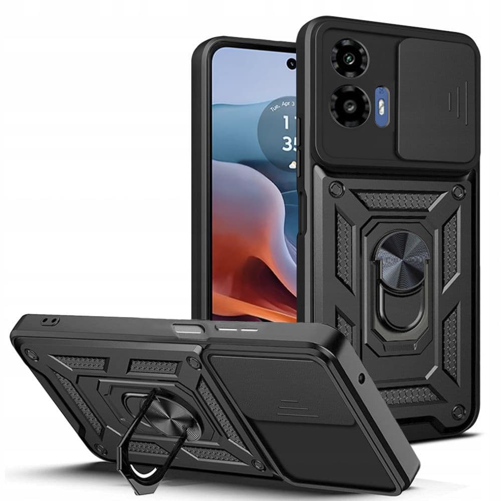 Techsuit CamShield Série Motorola Moto G34 Moto G45 Černá - náhled 1