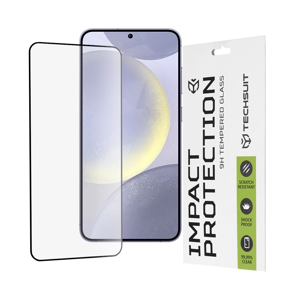 Techsuit 111D Celolepicí Sklo Samsung Galaxy S24 Plus S25 Plus Black - náhled 1
