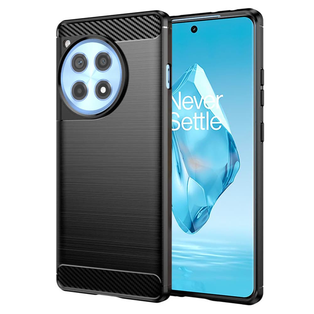 Techsuit Karbon Silikon OnePlus 12R Černý - náhled 1