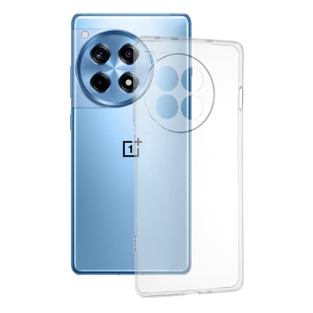 Techsuit Čirý silikon OnePlus 12R Průhledný - náhled 1