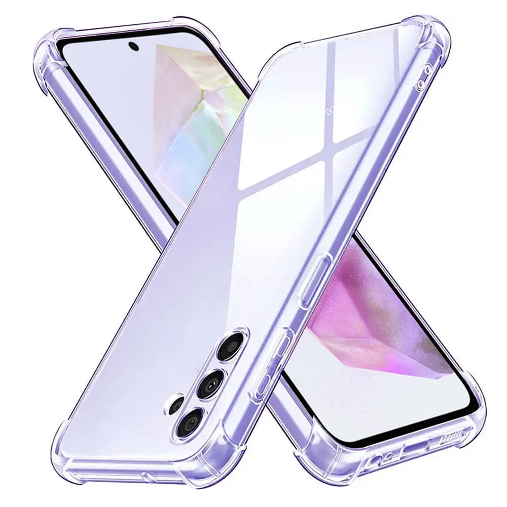 Techsuit Nárazuvzdorný průhledný silikon Samsung Galaxy A35 5G Clear - náhled 1