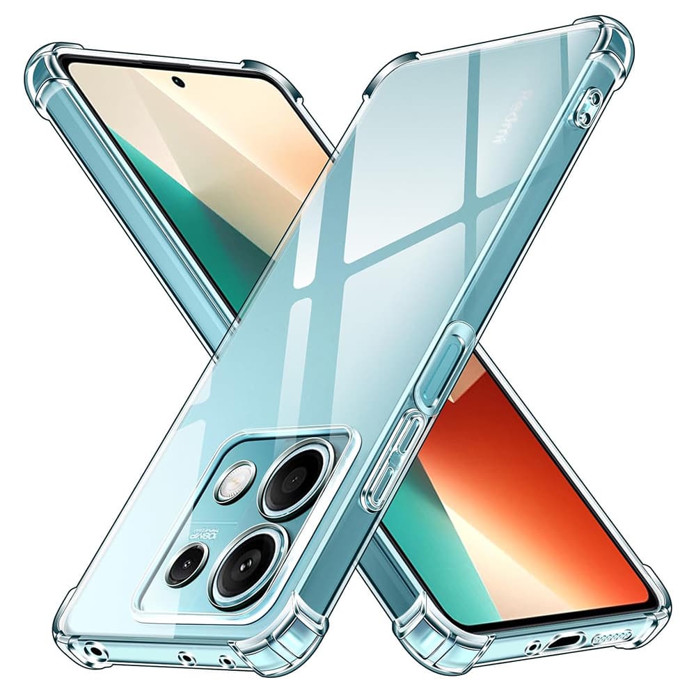 Techsuit Nárazuvzdorný Průhledný Silikon Xiaomi Redmi Note 13 5G - náhled 1