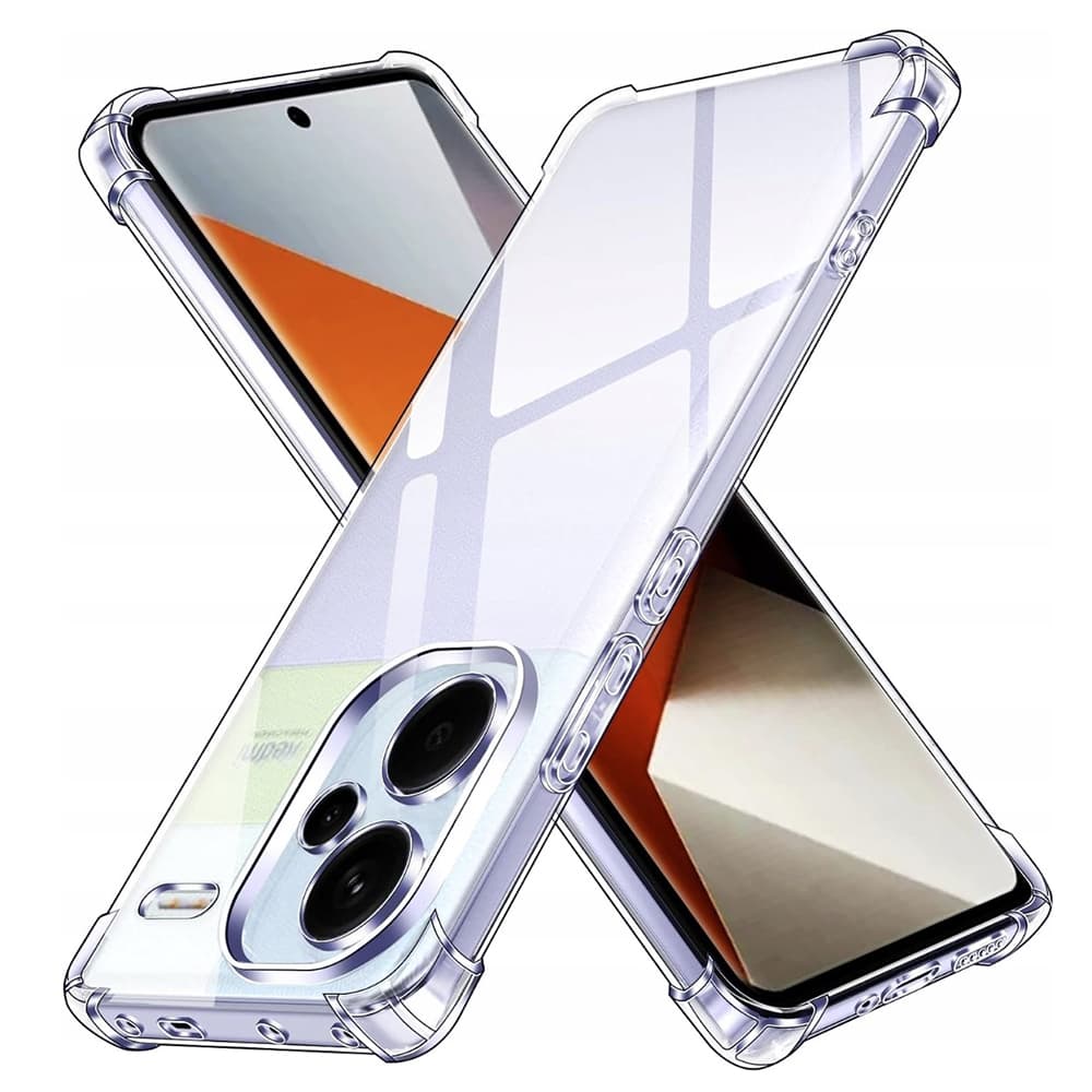 Techsuit Nárazuvzdorný Čirý Silikon Xiaomi Redmi Note 13 Pro+ 5G - náhled 1