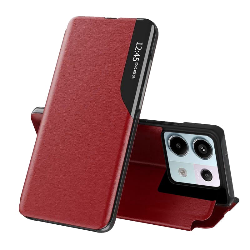Techsuit eFold řada Xiaomi Redmi Note 13 Pro 5G Poco X6 červené - náhled 1