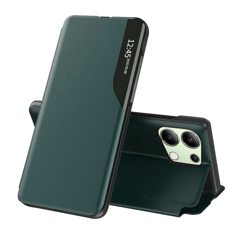 Techsuit eFold řada Xiaomi Redmi Note 13 4G Tmavě zelená - náhled 1