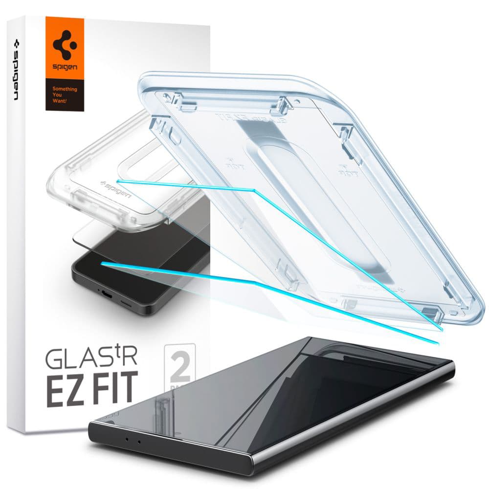 Spigen Glas.tR EZ-FIT 2 kusy Samsung Galaxy S24 Ultra Čiré - náhled 1