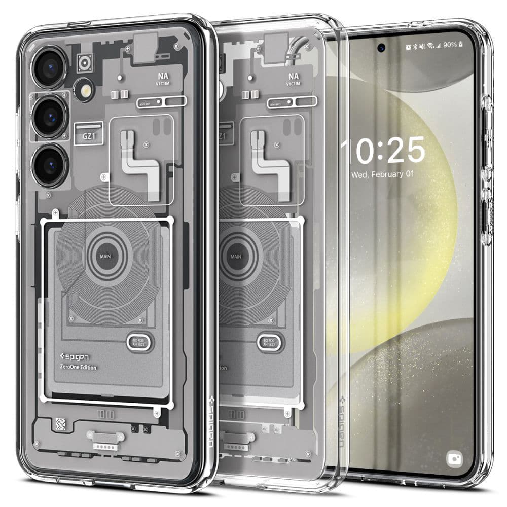 Spigen Ultra Hybrid Zero One Samsung Galaxy S24 Bílý - náhled 1