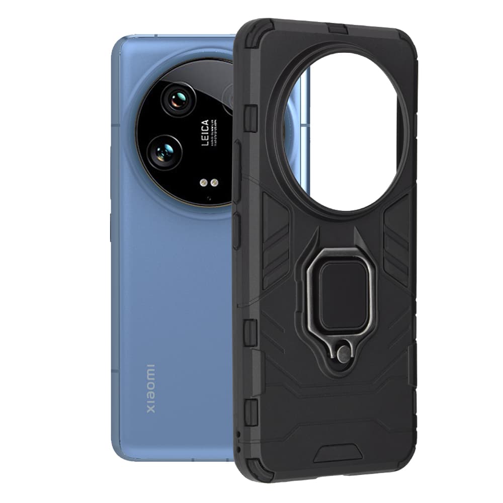 Techsuit Silikonové pouzdro Xiaomi 14 Ultra Black - náhled 1