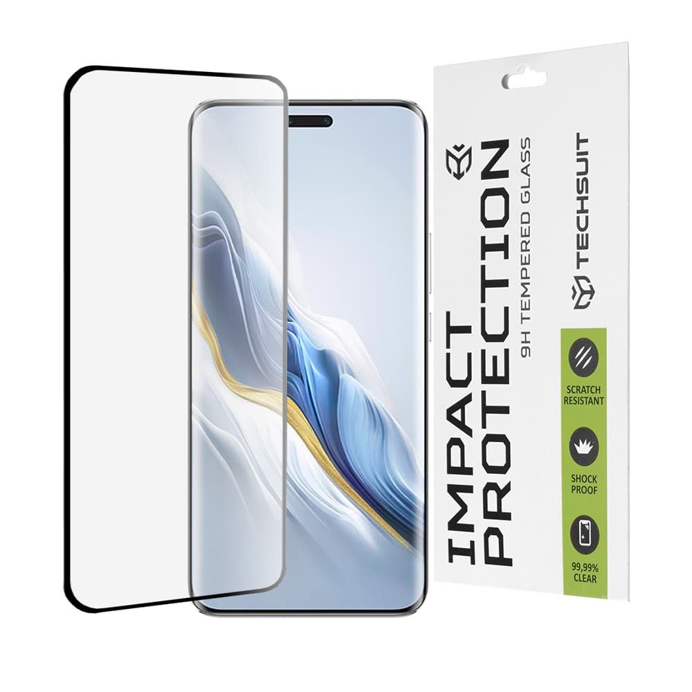 Techsuit 111D Sklo 3D Plné lepení Honor Magic6 Pro Black - náhled 1