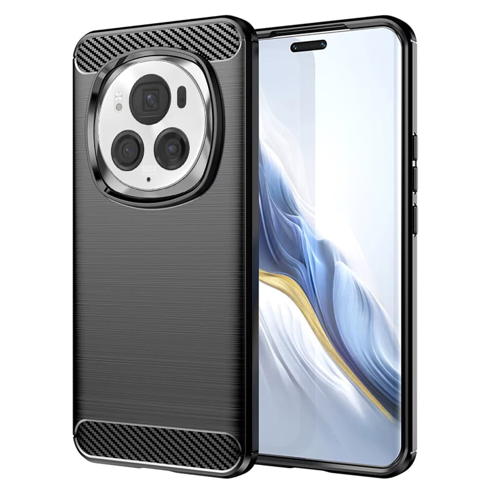 Techsuit Karbon Silikon Honor Magic6 Pro Černý - náhled 1