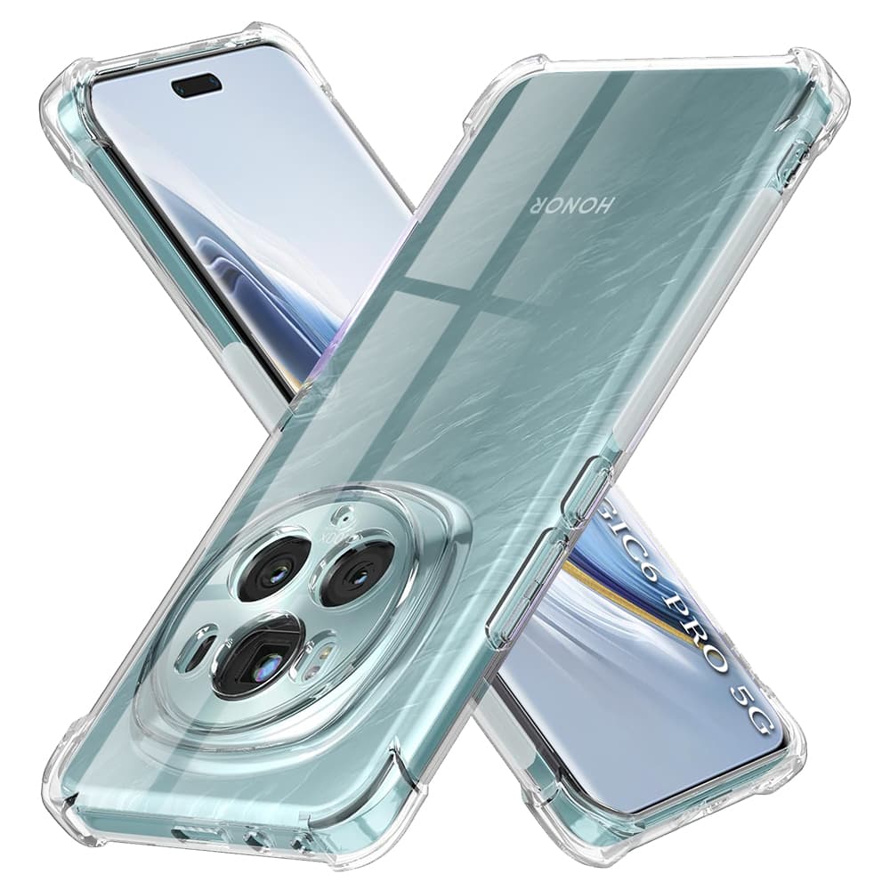 Techsuit Nárazuvzdorný Průhledný Silikon Honor Magic6 Pro Clear - náhled 1