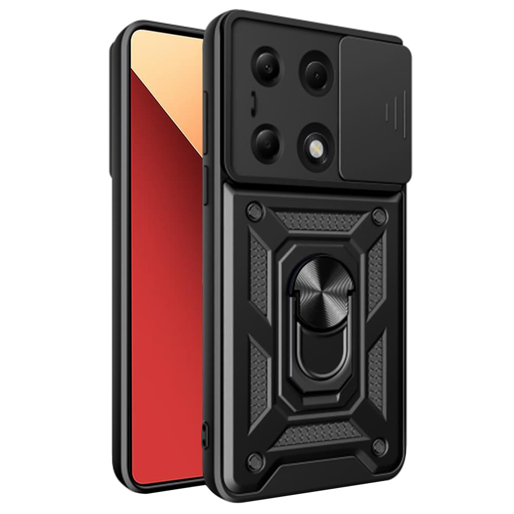 Techsuit CamShield Series Xiaomi Redmi Note 13 Pro 4G Černá - náhled 1