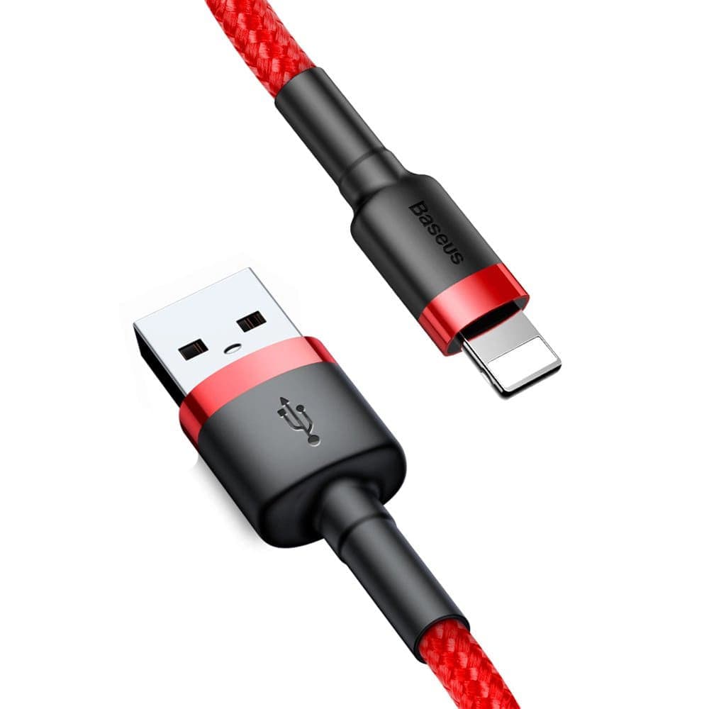 Baseus Kabel Cafule USB na Lightning 0.5m Červený - náhled 1