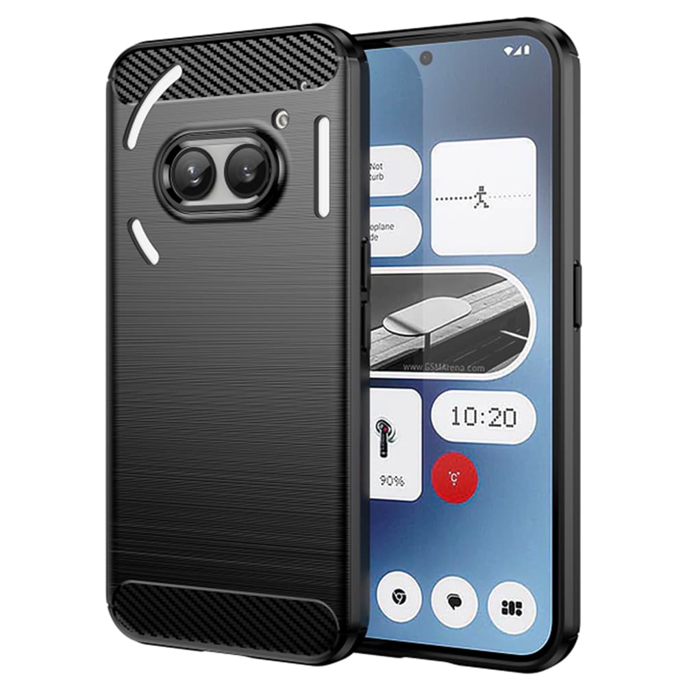 Techsuit Karbon Silikon Nothing Phone (2a) (2a) Plus Černý - náhled 1