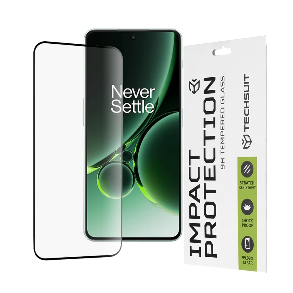 Techsuit 111D Celoplošné Celolepicí sklo OnePlus Nord 3 Černé - náhled 1