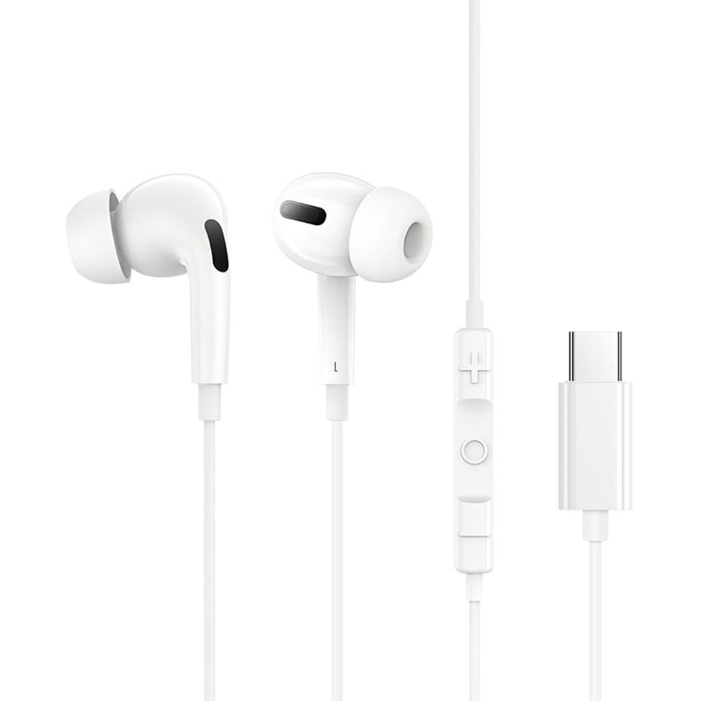 Baseus Drátová sluchátka Encok CZ18 Type-C Moon White - náhled 1