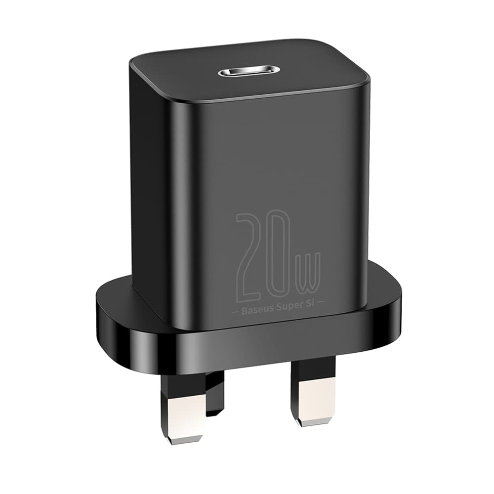 Baseus Super Si rychlonabíječka 20W Type-C Black - náhled 1