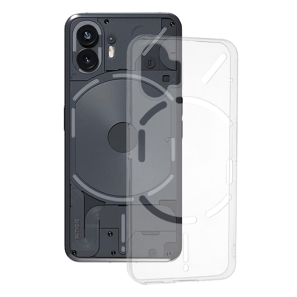 Techsuit Čirý silikon Speciální design Nothing Phone (2) Transparentní - náhled 1