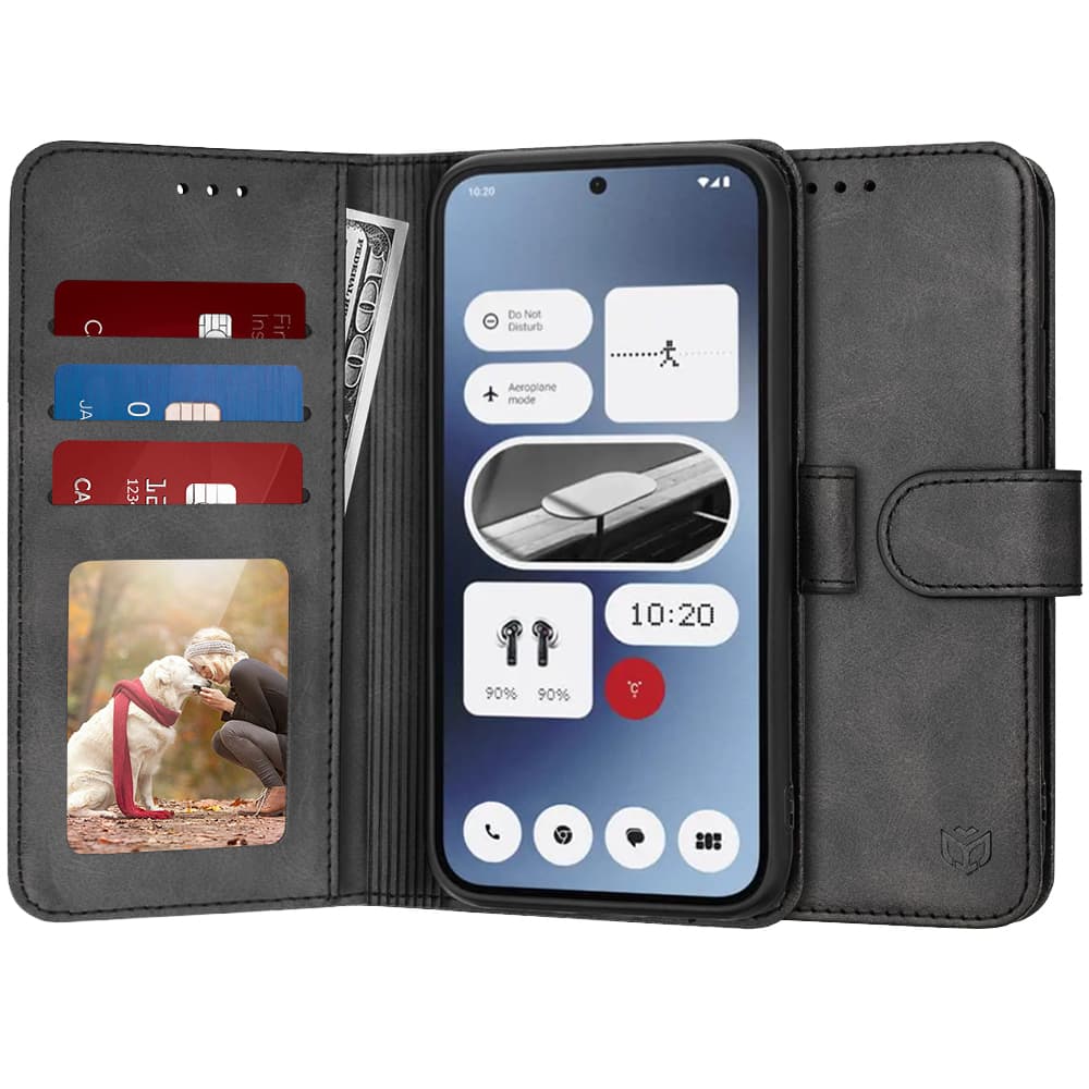 Techsuit Pouzdro Kniha Nothing Phone (2a) (2a) Plus Černá - náhled 1