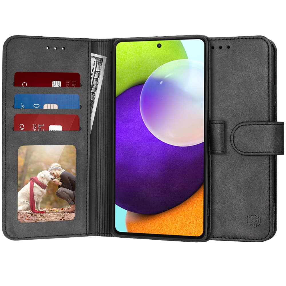 Techsuit Kniha Samsung Galaxy A52 4G A52 5G A52s 5G Černé - náhled 1