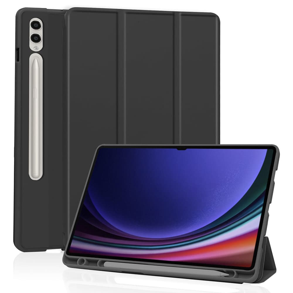 Techsuit Flex Trifold držák pera Tab S9 Ultra S10 Ultra Černá - náhled 1
