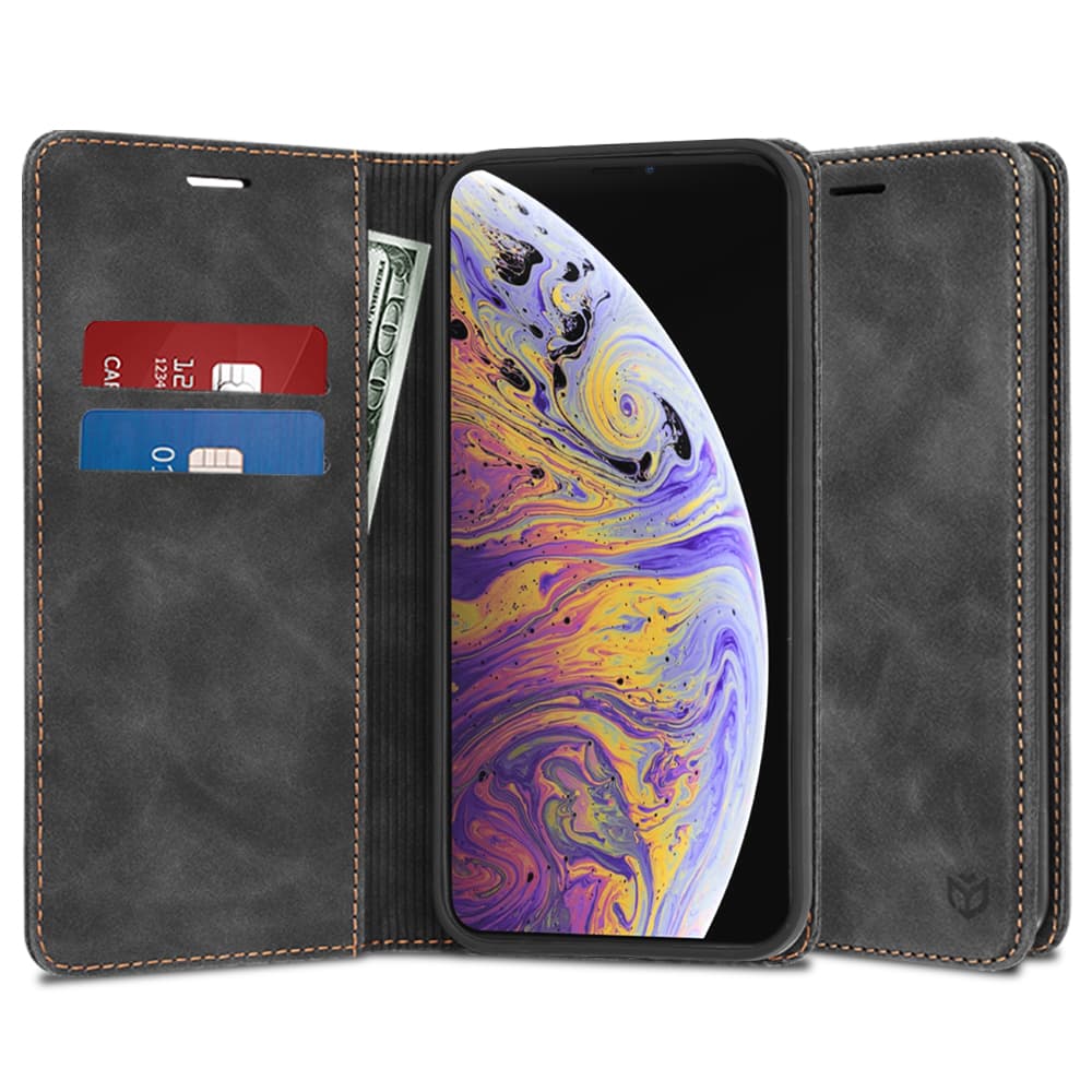 Techsuit Pohodlný Kryt iPhone XS Max Black - náhled 1