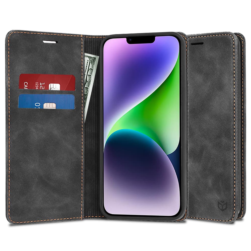 Techsuit Pohodlný kryt iPhone 14 Plus Černý - náhled 1