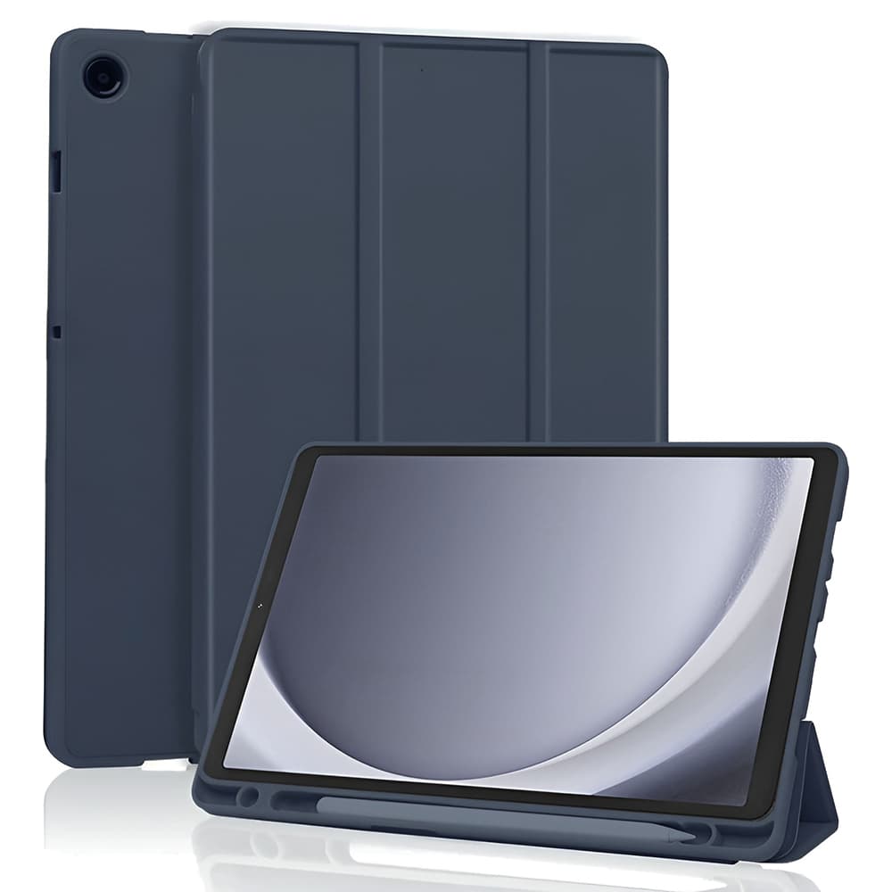 Techsuit Flex Trifold s držákem Samsung Galaxy Tab A9 Tmavě modrý - náhled 1