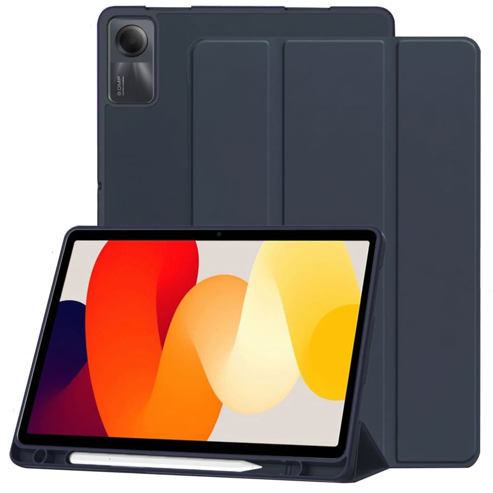 Techsuit Flex trojdílné s držákem Xiaomi Redmi Pad SE 11" Tmavě modrá - náhled 1