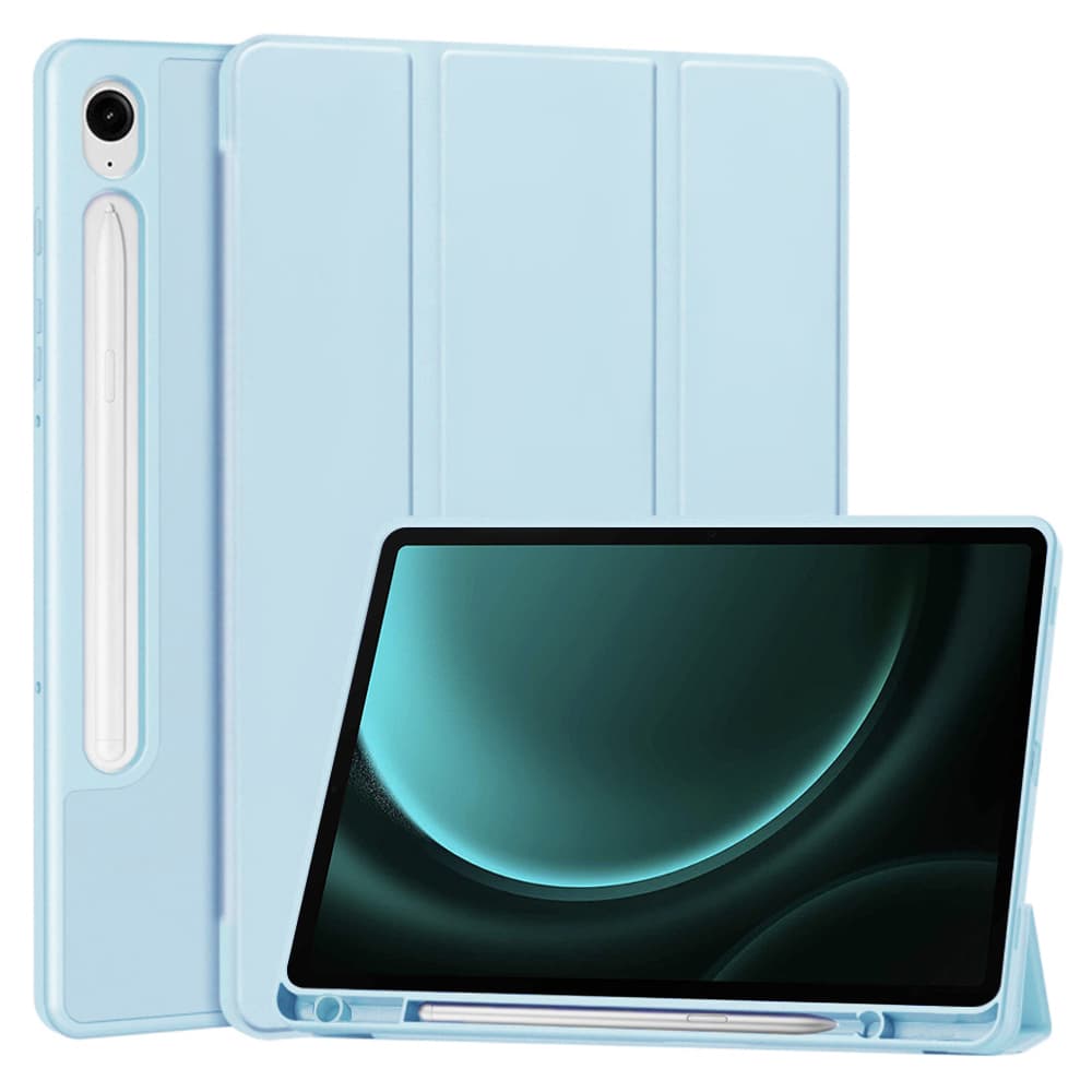 Techsuit Flex Trifold držák tužky pro Tab S9 S9 FE S10 FE Nebesky modrá - náhled 1