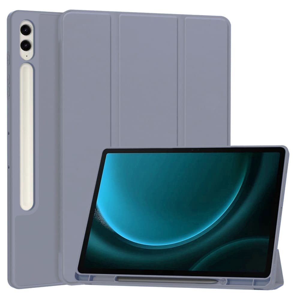 Techsuit Flex Trojitý Držák Pera Samsung Galaxy Tab S9 FE Plus Fialový - náhled 1