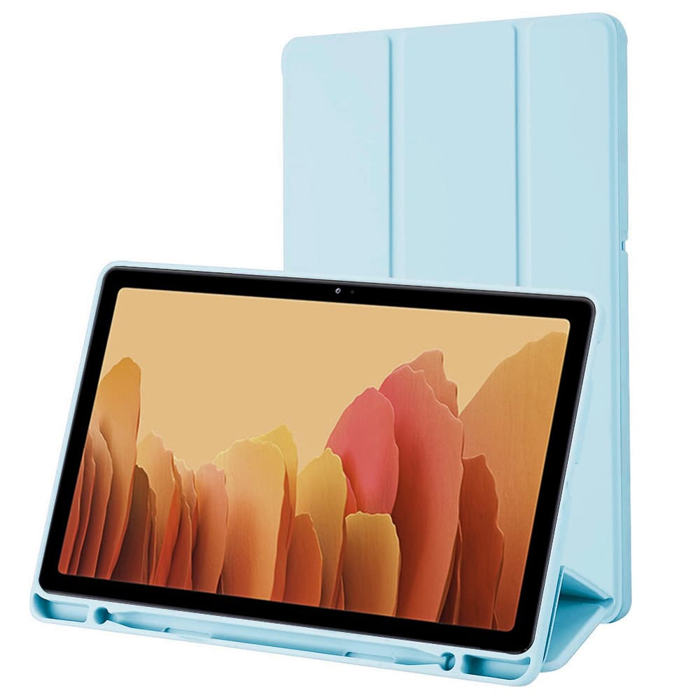Techsuit Flex Trifold s držákem tužky Samsung Tab A7 10.4 Nebesky modrá - náhled 1