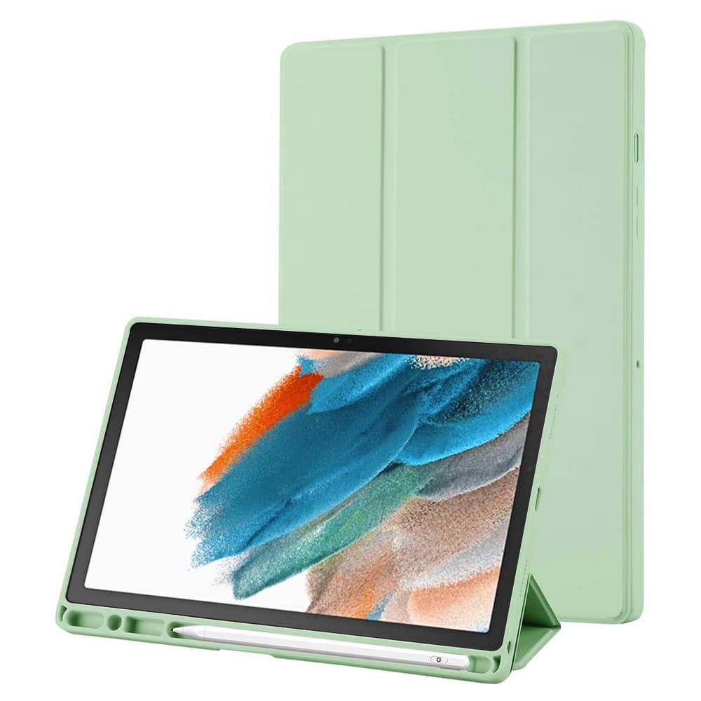Techsuit Trifold držák pera Samsung Tab A8 10.5 Matcha zelená - náhled 1