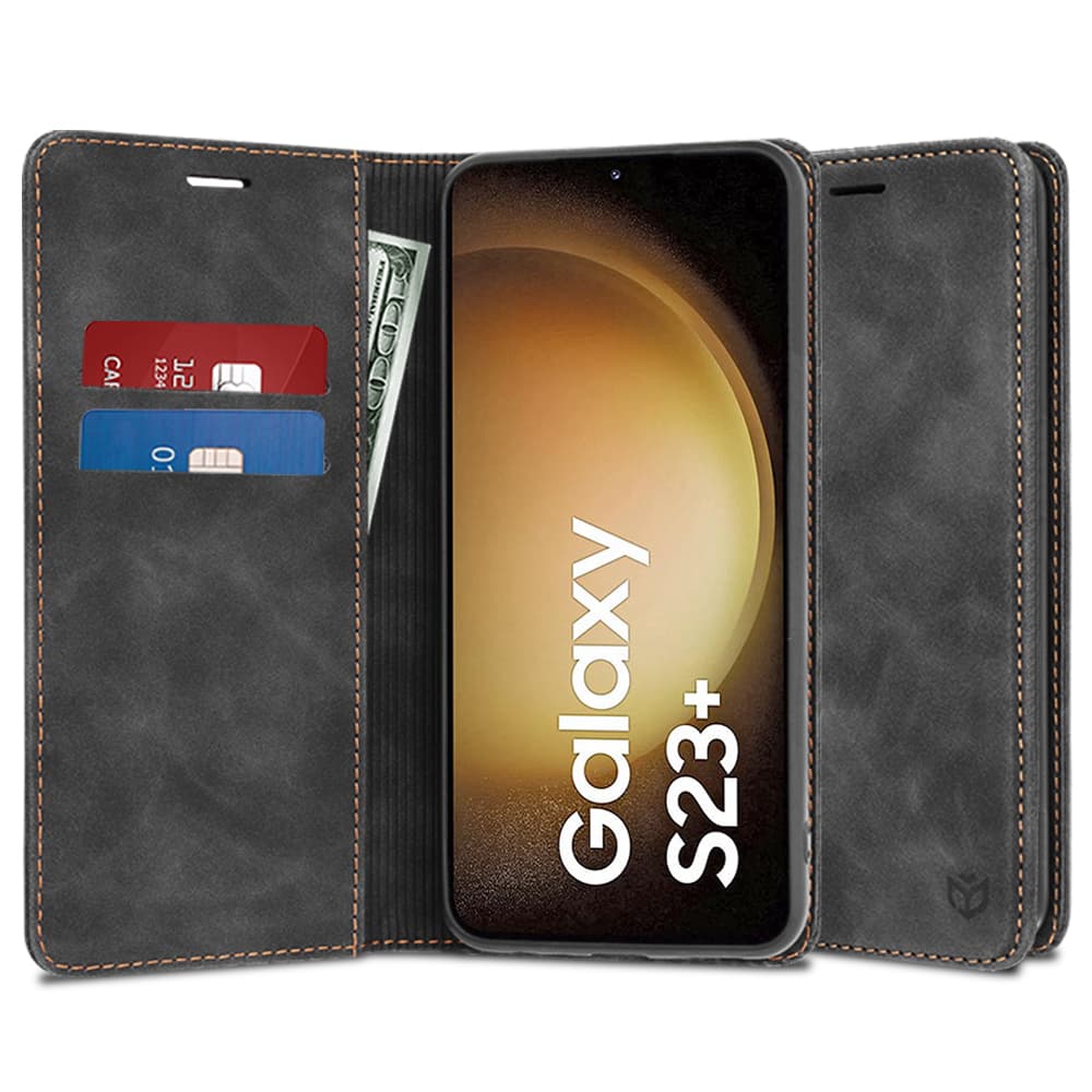 Techsuit Confy Kryt Samsung Galaxy S23 Plus Black - náhled 1